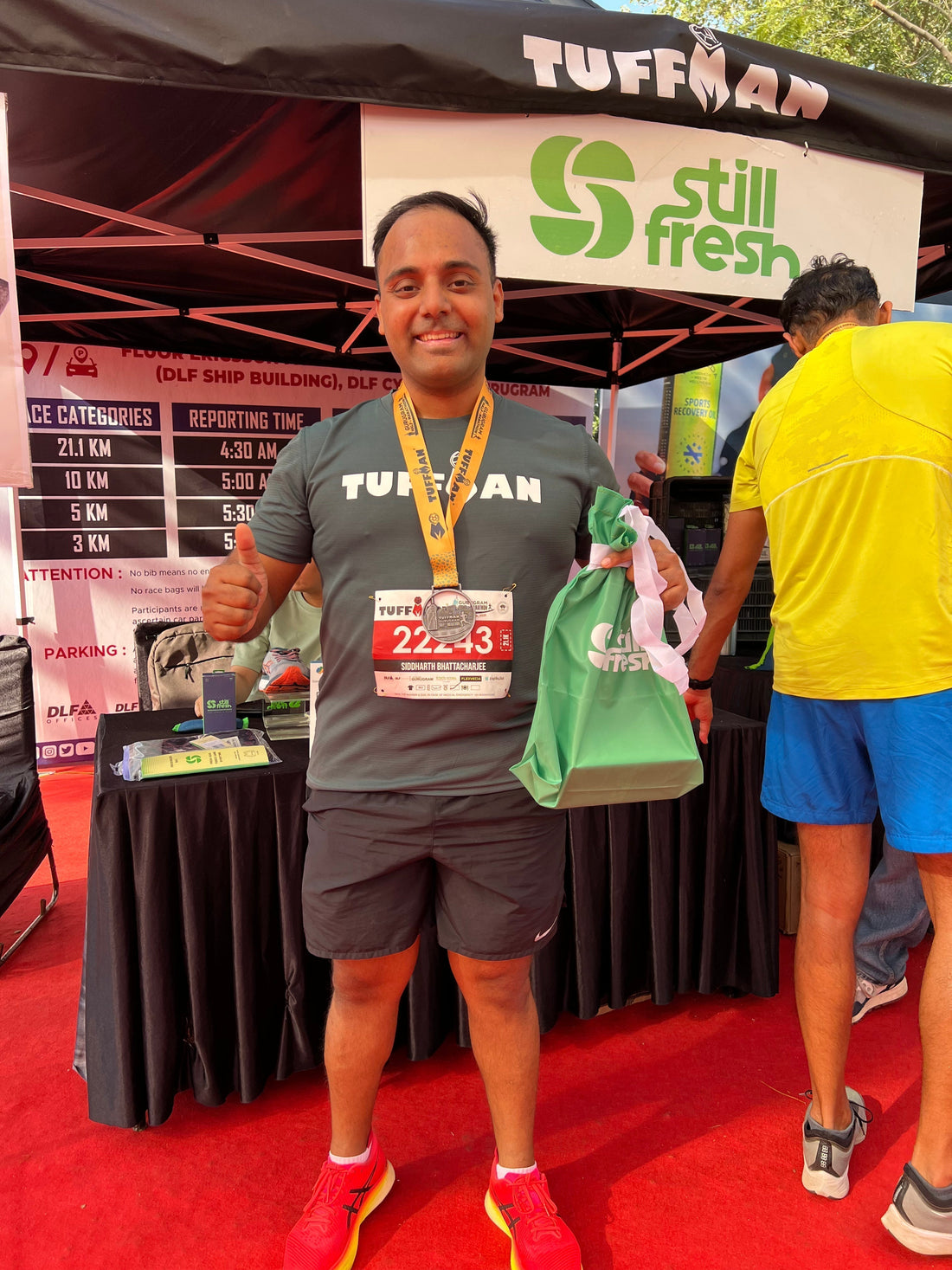 Fresh Feet and Tougher Feats - STILLFRESH at TUFFMAN Gurugram Half Marathon